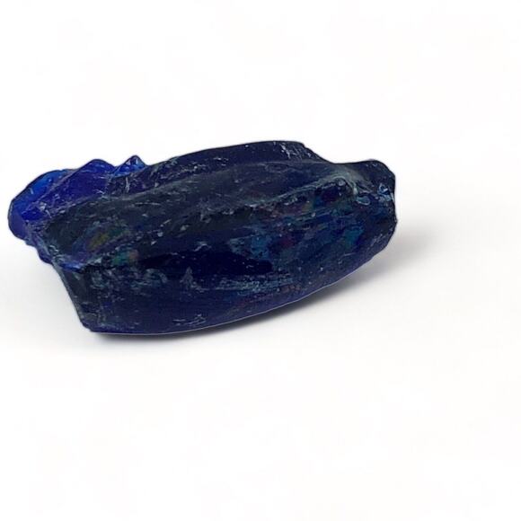 Cobalt Blue Multitone Translucent Slag Art Glass Cullet #4S20 - Picture 3 of 6